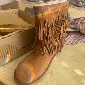 Koolaburra by UGG Cable Fringe Western Bootie